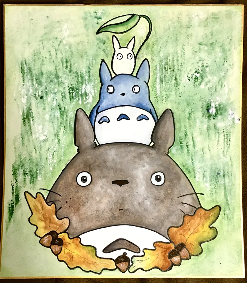 Traditional Artwork - Ghibli Studio Ink 4